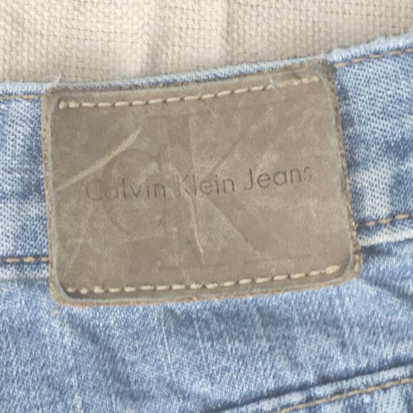 CK Calvin Klein Women’s Bootcut Jeans Size 12 / 32W 30L Sandblast Med Wash Denim - Picture 16 of 16